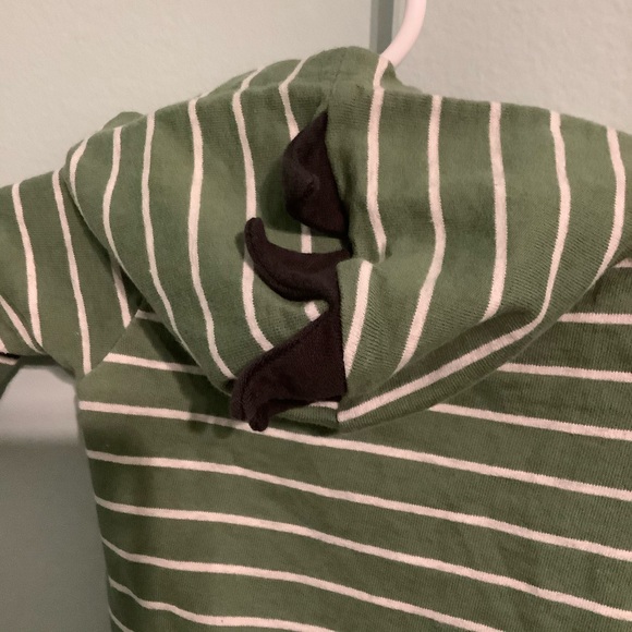 Dino hooded onsie with open feet - Picture 3 of 5